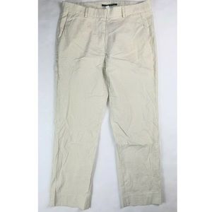 Theory Striped Cropped Seersucker Pants Spring